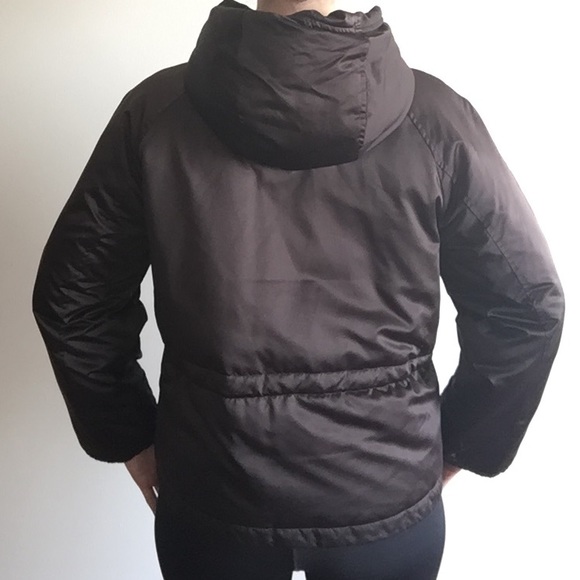 Max Mara Weekend brown hooded puffed coat and 10 - Picture 3 of 8